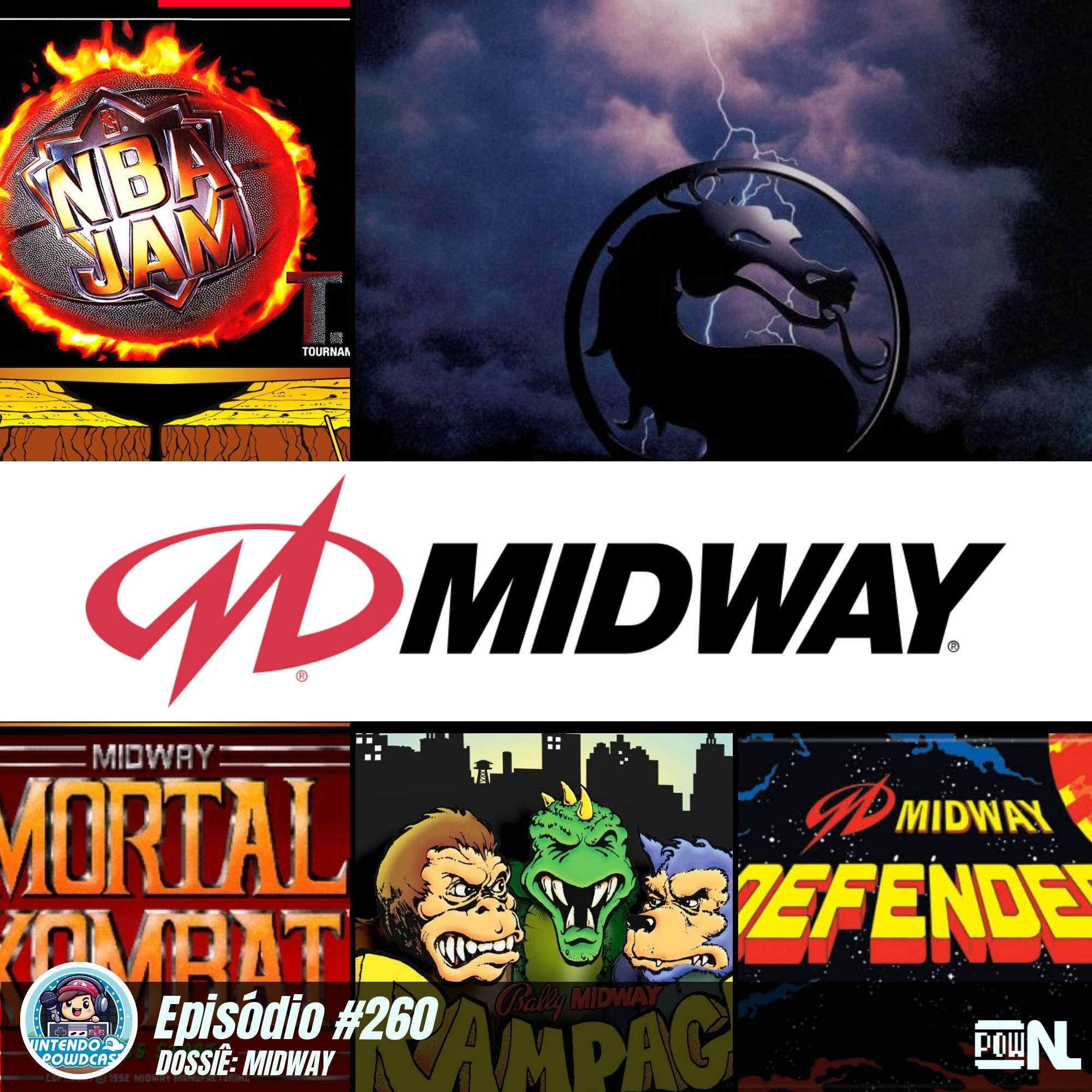 Nintendo POWdcast #260 – Dossiê: Midway episode artwork