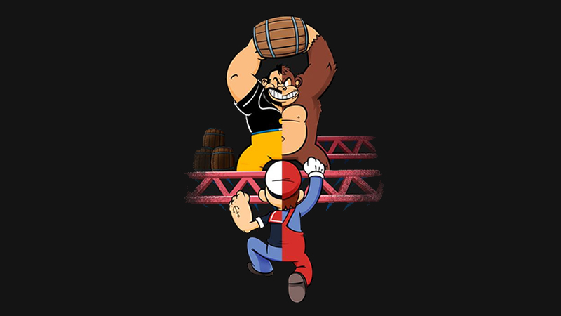 Popeye, Jogo de mão