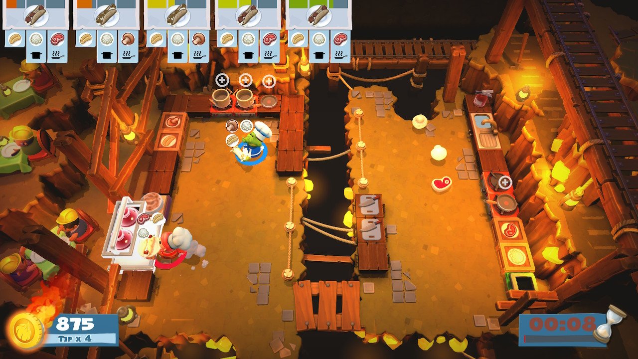 Overcooked 2 - Como passar da fase 5-1 em 2 jogadores 