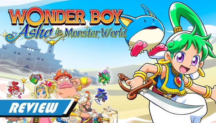 Wonder Boy: Asha in Monster World Capa